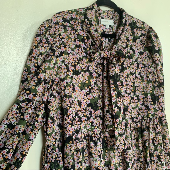 Never Fully dressed long sleeve maxi dress green floral size 18 - Picture 4 of 9